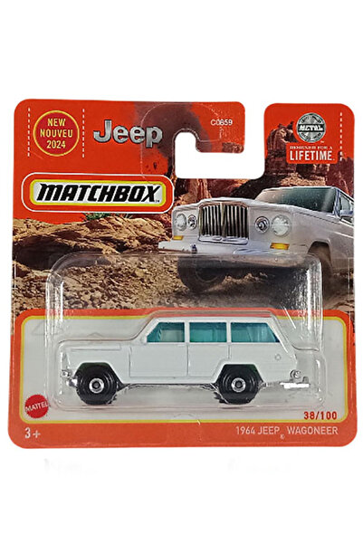 HOT WHEELS Matchbox - 1964 Jeep Wagoneer - Beyaz (1/64)