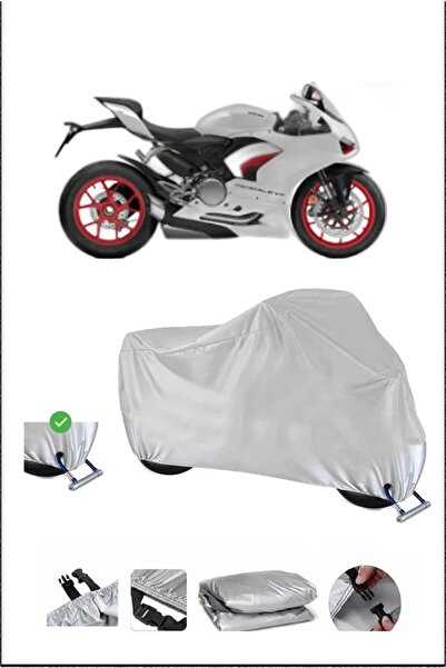 Breen Ducati Panigaler Lock Compatible Waterproof Durable Motorcycle Canvas-Gray