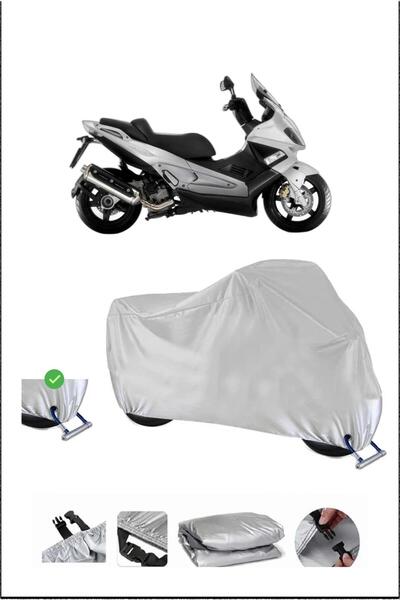 Breen Gilera Nexus500 Lock Compatible Waterproof Durable Motorcycle Canvas-Gray