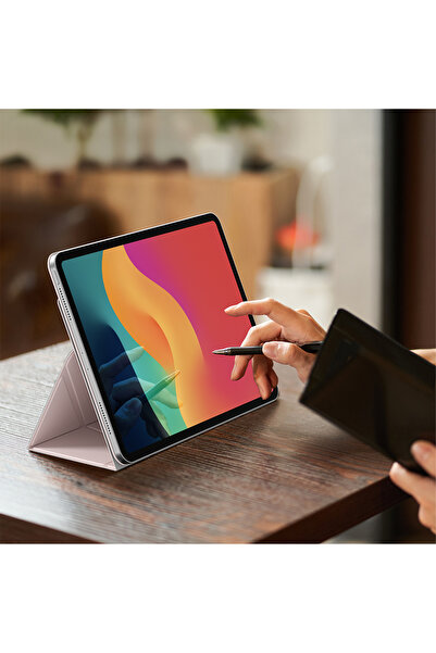 Amazingthing iPad Air 11 2024 Magnetic Stand Case Amazingthing Matte Pro Mag Folio Pink