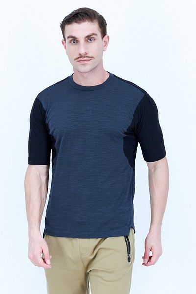 adidas Men Sportswear Fit Training T-shirt, Dark Grey/black