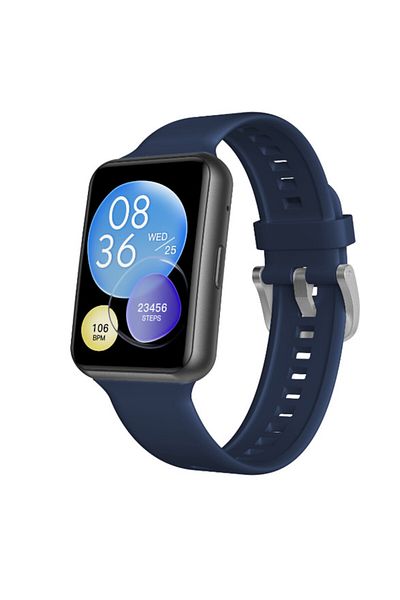 Kenneth Scott Kenneth Scott KBLZ-XSBBN Unisex Smart Display Watch & Silicone Strap Black
