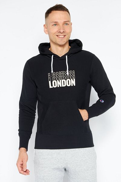Champion Men Sportswear Fit Long Sleeves Training Sweatshirts, Black