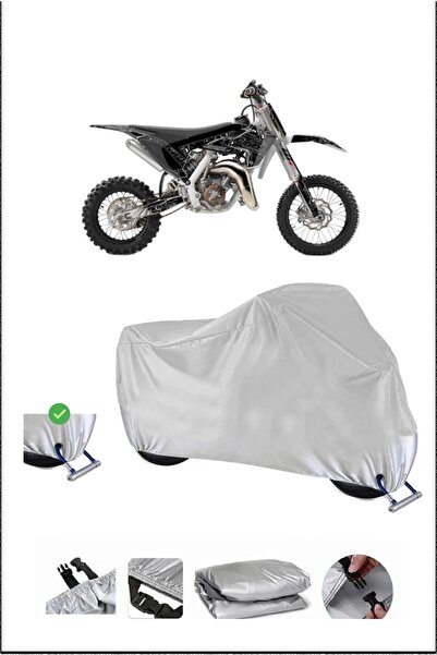 Breen Husqvarna Tc65 Lock Compatible Waterproof Durable Motorcycle Canvas-Gray