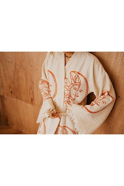 Pamukme COTTON KAFTAN- ANKA DESIGN ONE SIZE