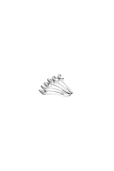 DELCASA 6 Pcs Stainless Steel Coffee Spoon - Plain Pattern Cutlery