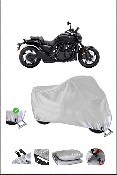 Breen Yamaha Vmax Lock Compatible Waterproof Durable Motorcycle Tent-Gray