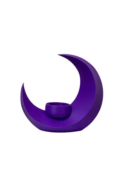 3d Baskı Hilal Mumluk & Dekoratif Saksı – Modern Ve Şık Tasarım (PLA)