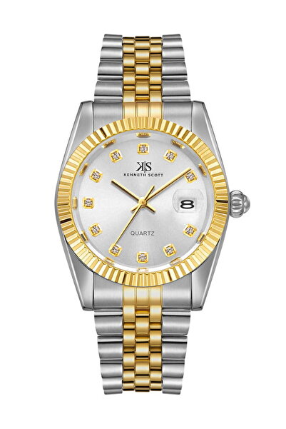 Kenneth Scott Kenneth Scott Men Analog White Dial Watch - K22036-TBTW