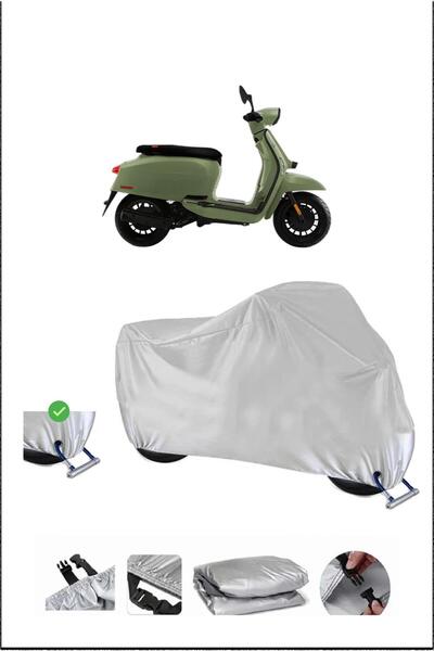 Breen لامبريتا V50SPECIAL LOCK متوافق مع دراجة نارية مقاومة للماء ومتينة - رمادي