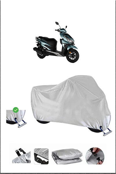 Breen Rks Vrs125 Lock Compatible Waterproof Durable Motorcycle Canvas-Gray