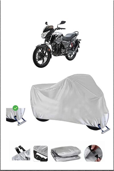 Breen قفل آسيا HERO125 متوافق مع غطاء دراجة نارية مقاوم للماء ومتين - رمادي