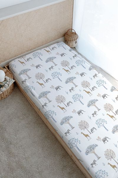 Tuğba Kuğu Safari Iconic Series Printed Flat Sheet