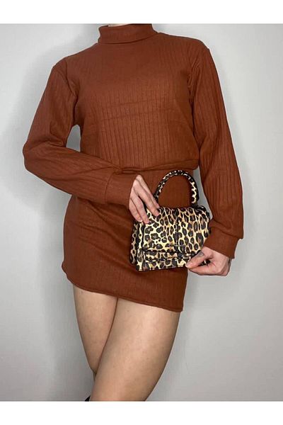 MEGOMEL Rochie pulover elegantă pentru femei, bumbac, sezonieră și iarnă