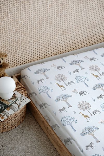 Tuğba Kuğu Safari Iconic Series Printed Flat Sheet