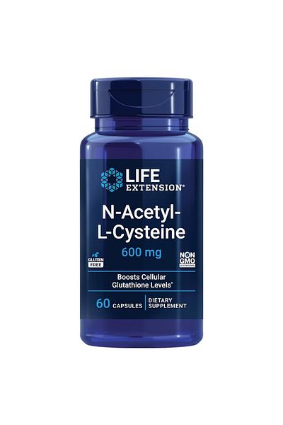 Life Extension N-Acetyl-L-Cysteine, 600 mg, 60 capsules