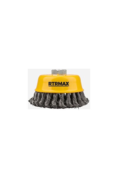 Rtrmax RH22110 Burgulu Çanak Fırça 100 mm