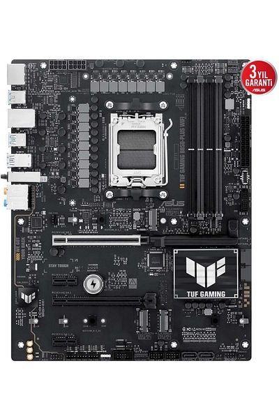 ASUS Tuf Gaming B850M-Plus B850 Am5 Ddr5 8000 Dp HDMI 3X M2 Usb3.2 Gen 2X2 Aura Rgb 2.5Gbit Matx