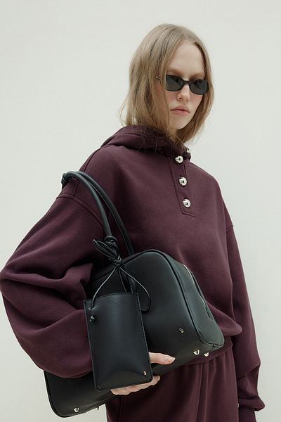 Suud Collection Black Mia Phone Bag