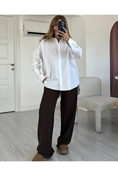 My Blog Λευκό πουκάμισο από ποπλίνα - 4393