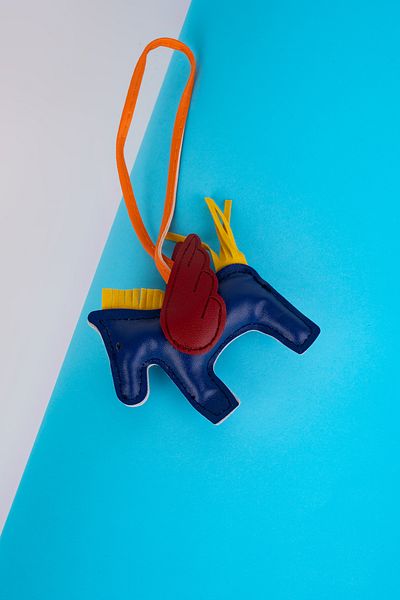 minebag Αξεσουάρ τσάντας με φιγούρα άλογο Navy Blue Animal