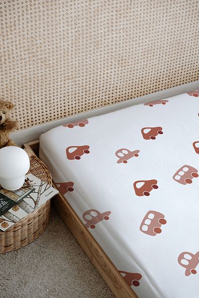 Tuğba Kuğu Vintage Car Printed Flat Sheet - Iconic Series