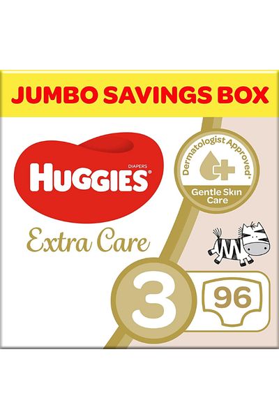 Huggies Huggies Premium Care Diapers Size 3 Jumbo Pack 96 Diapers 1 Pack Huggies
