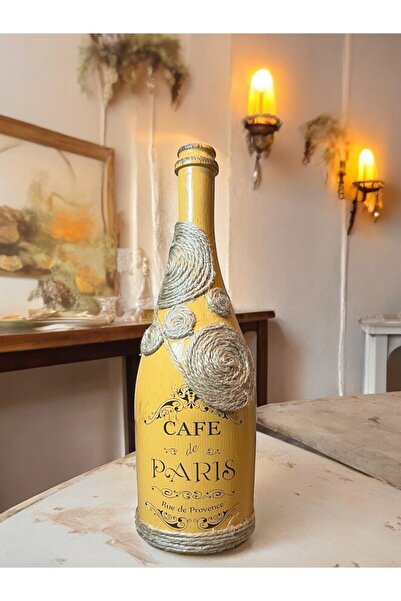 Mes Reves Özel Tasarım El Yapımı Dekoratif Şişe, Farklı Ev Dekorasyonu, Şişes...