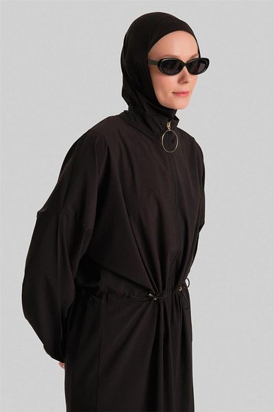 Armine Black Hijab Swimsuit - 24Yd8901 Model