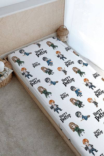 Tuğba Kuğu Printed Flat Sheet - Cartoon Series - Harry Potter