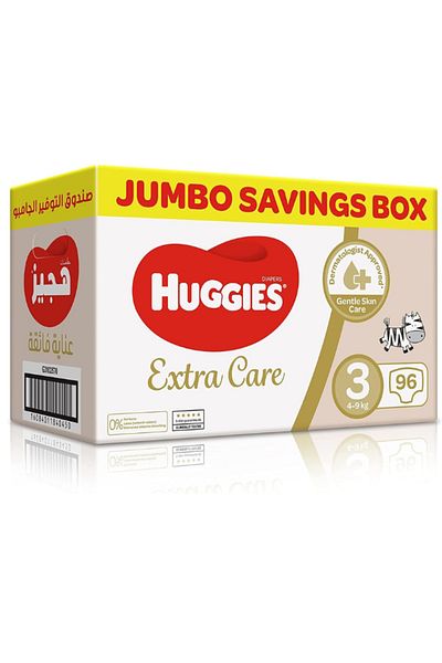 Huggies Huggies Premium Care Diapers Size 3 Jumbo Pack 96 Diapers 1 Pack Huggies