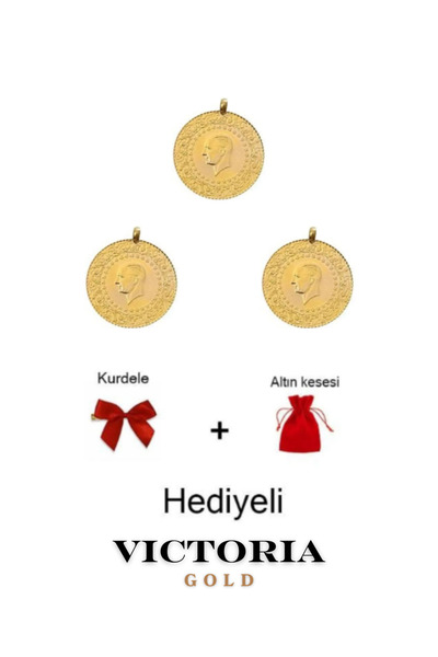 Victoria 3 Adet Tam Altın -eski Tarihli