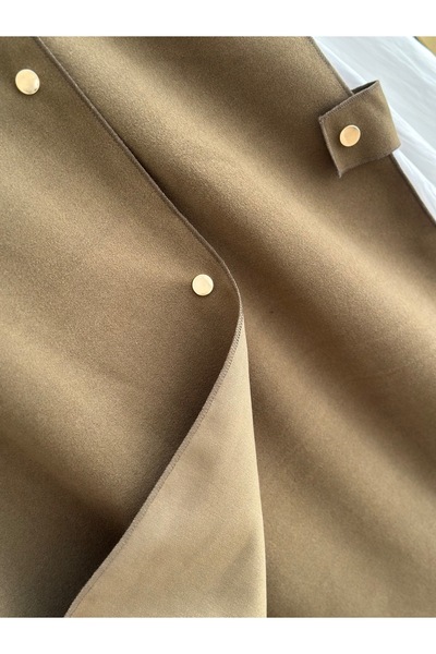 Ebrar Store Khaki Stamp Vest - Maral Snap Detail, Eu2717