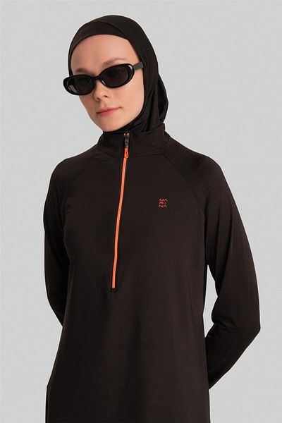 Armine Costum de baie negru Hijab - Model 24Yd8910