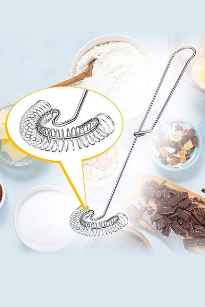 Fresh Moon Egg Beater Stainless Steel Whisk Cake Cookie Pastry Making Kitchen Accessory Potato Masher