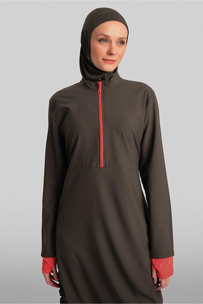 Armine Χακί Μαγιό Hijab - Μοντέλο 24Yd8904