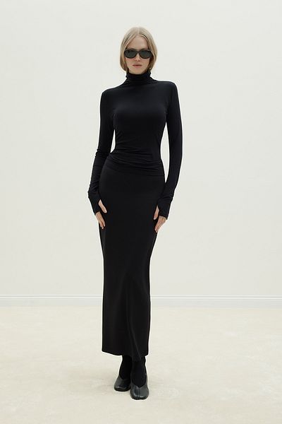 Suud Collection Black High Top Bodysuit