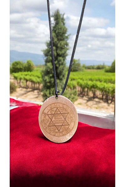 yerlikaya bakır Süleyman Mührü Saf Bakır Kolye