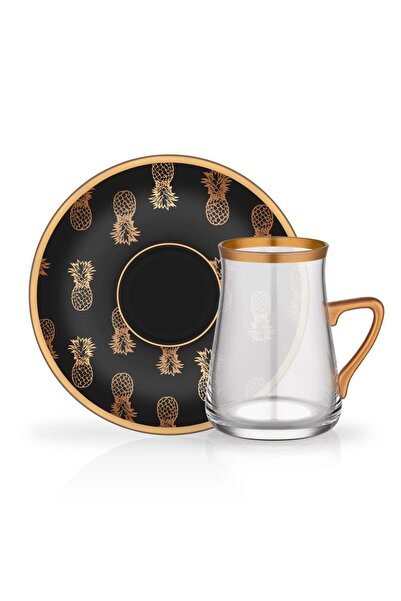 Glore Armin Kulplu 6 Kişilik Çay Seti