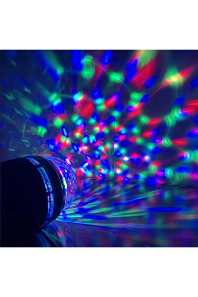 RASLAN Disko topu Yansıtmalı Dönen Projeksiyon Gece Lambası - Çocuk Bebek Oda...