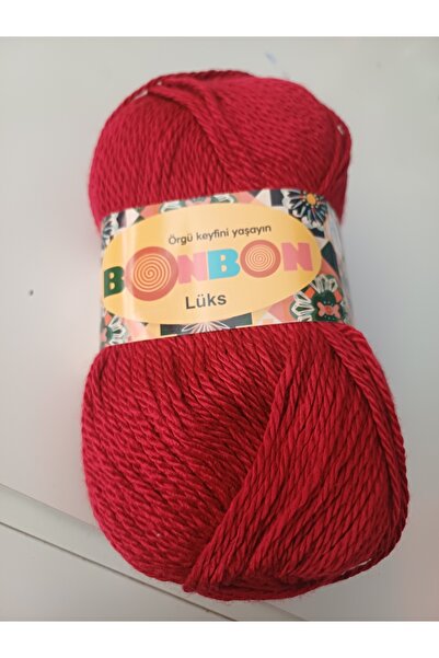 NAKO bonbon lüks patik ipi kırmızı 98676