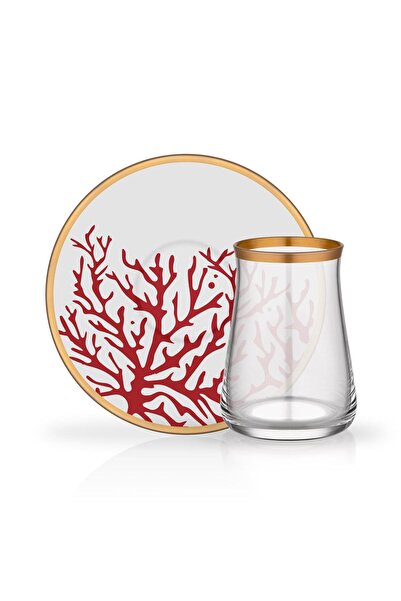 Glore Tarabya Laura 6'lı Çay Seti