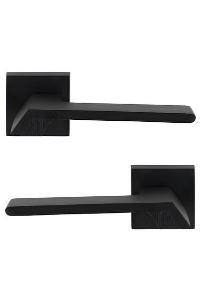 Badem10 (1 SET) Negru Potrivit pentru dreapta stânga față spate Yale exterior