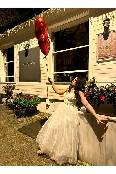 moneta boutique Γυναικείο Midi Strap Princess Tulle Φόρεμα