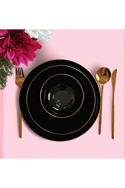 Luminarc Diwali Gold Yaldızlı 18 Parça 6 Kişilik  Yemek Takımı