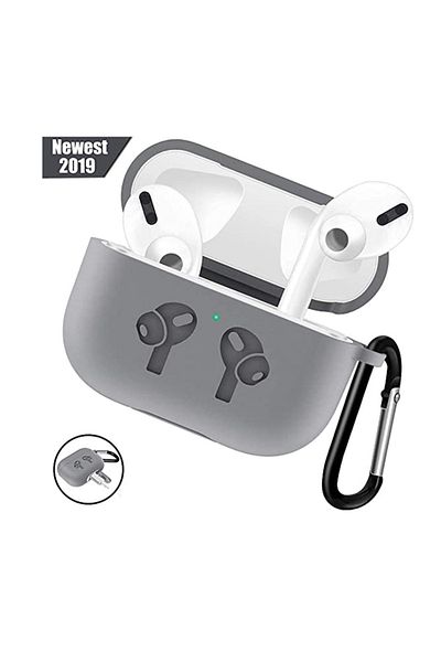 Primo Plus Silicone Case Cover For Apple AirPods Pro Grey