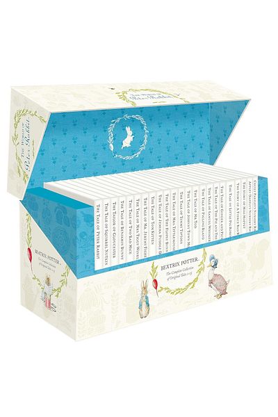 Penguin Books 23 Book Moving for Peter Rabbit - White Jacket (Hardcover) - English