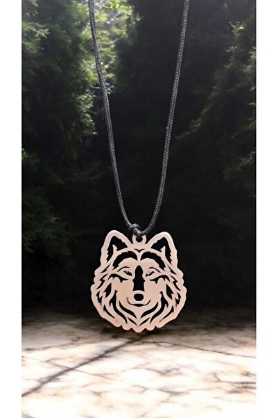 yerlikaya bakır KURT Özel Desen Saf Bakır Kolye