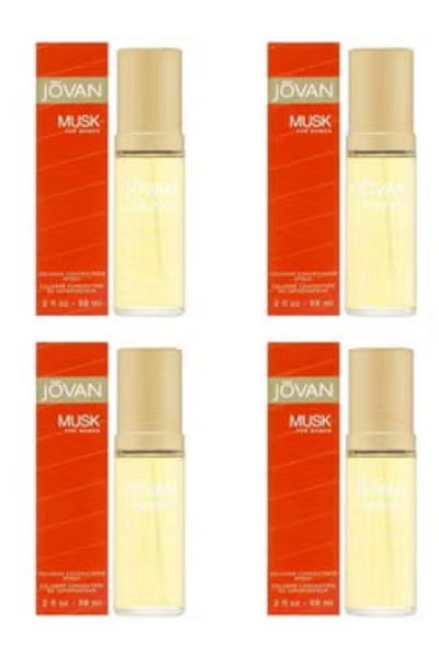 JOVANA Jovan Musk Cologne for Women 59ml Spray 4 Pieces