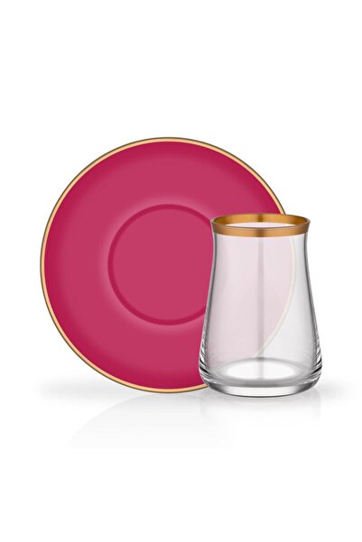 Glore Set de ceai fucsia pentru 6 persoane